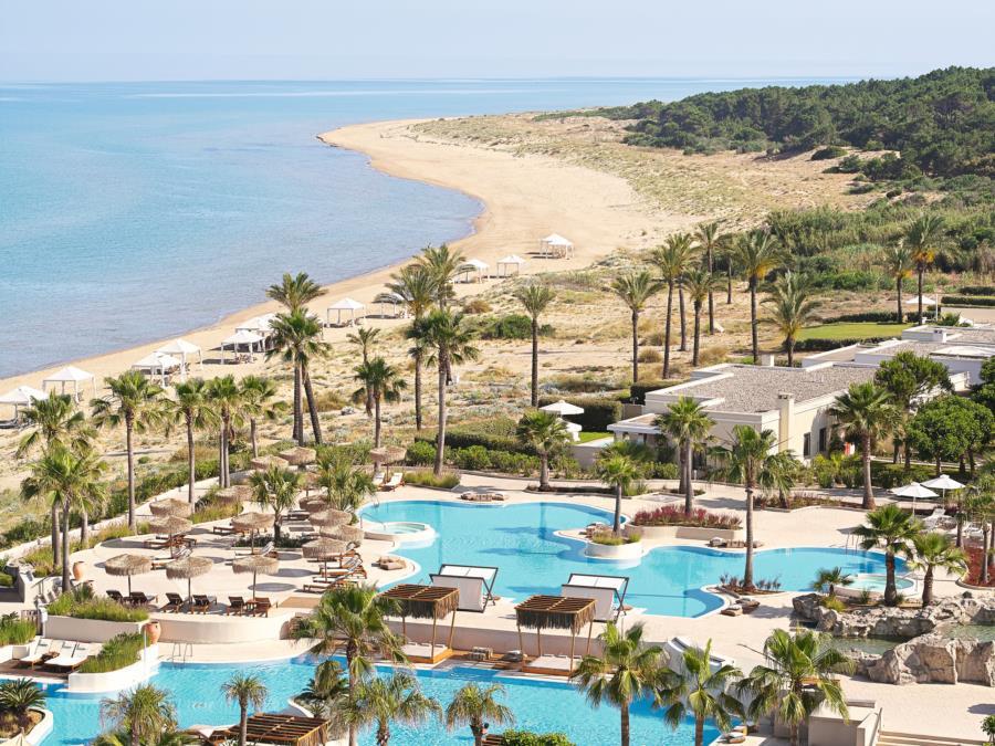 Grecotel Luxme Palms At Riviera Olympia & Aqua Park Loutrá Killínis Eksteriør bilde