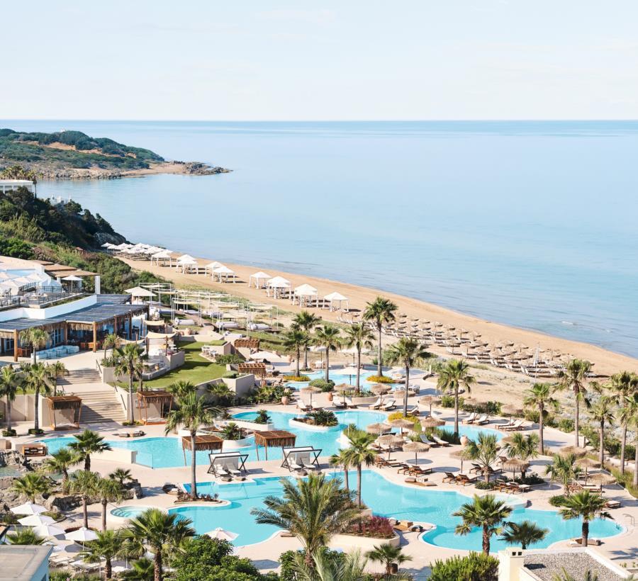 Grecotel Luxme Palms At Riviera Olympia & Aqua Park Loutrá Killínis Eksteriør bilde
